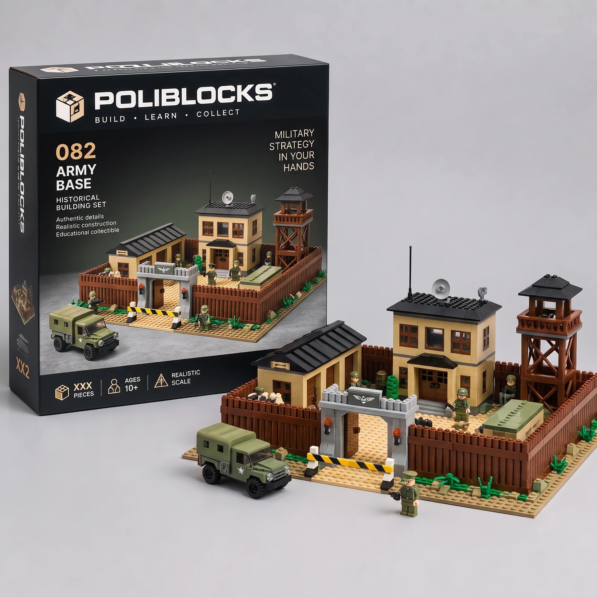 Military Command Center collector box and completed build